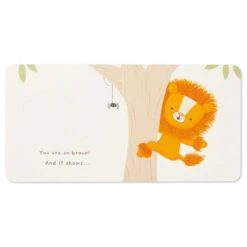 Hallmark MopTops Lion Stuffed Animal With You Are Brave Board Book 13 Hallmark MopTops Lion Stuffed Animal With You Are Brave Board Book -Hallmark Sales Store MopTops Plush Lion Stuffed Animal Board Book 1KID1530 06
