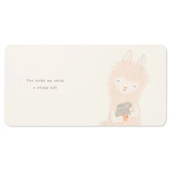 Hallmark MopTops Llama Stuffed Animal With You Make Me Smile Board Book -Hallmark Sales Store MopTops Plush Llama Stuffed Animal Board Book 1KID1534 06