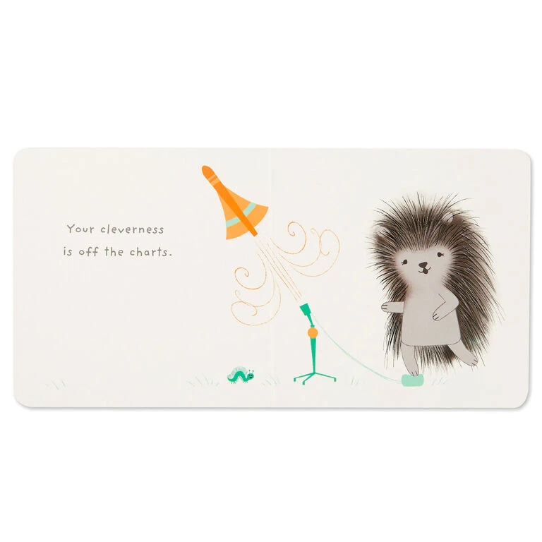 Hallmark MopTops Porcupine Stuffed Animal With You Are Curious Board Book 8 Hallmark MopTops Porcupine Stuffed Animal With You Are Curious Board Book - Image 6
