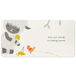 Hallmark MopTops Highland Sheep Stuffed Animal With You Are Kind Board Book 13 Hallmark MopTops Highland Sheep Stuffed Animal With You Are Kind Board Book -Hallmark Sales Store MopTops Plush Sheep Stuffed Animal Board Book 1KID1535 06