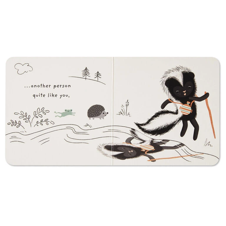 Hallmark MopTops Skunk Stuffed Animal With You Are Unique Board Book 8 Hallmark MopTops Skunk Stuffed Animal With You Are Unique Board Book - Image 6