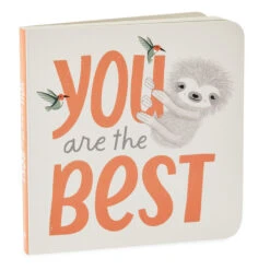 Hallmark MopTops Sloth Stuffed Animal With You Are The Best Board Book -Hallmark Sales Store MopTops Plush Sloth Stuffed Animal and Board Book 1KID2083 04