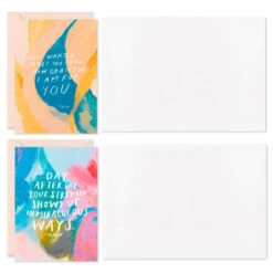 Hallmark Morgan Harper Nichols Booklet Of Assorted Blank Note Cards, Pack Of 12 -Hallmark Sales Store Morgan Harper Nichols Blank Note Cards in Booklet 3SOM1192 05