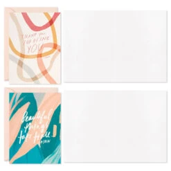 Hallmark Morgan Harper Nichols Booklet Of Assorted Blank Note Cards, Pack Of 12 -Hallmark Sales Store Morgan Harper Nichols Blank Note Cards in Booklet 3SOM1192 07