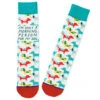 Hallmark Morning Person For My Dog Funny Crew Socks 2 Hallmark Morning Person For My Dog Funny Crew Socks -Hallmark Sales Store Morning Person Dog Illustrations Novelty Crew Socks 1SOX2082 01