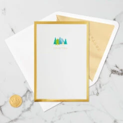 Hallmark Love Sharing Life's Adventure With You 3D Pop-Up Love Card -Hallmark Sales Store Mountains and Trees 3D PopUp Love Card 1299LAD2890 04