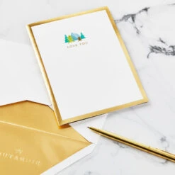 Hallmark Love Sharing Life's Adventure With You 3D Pop-Up Love Card -Hallmark Sales Store Mountains and Trees 3D PopUp Love Card 1299LAD2890 05