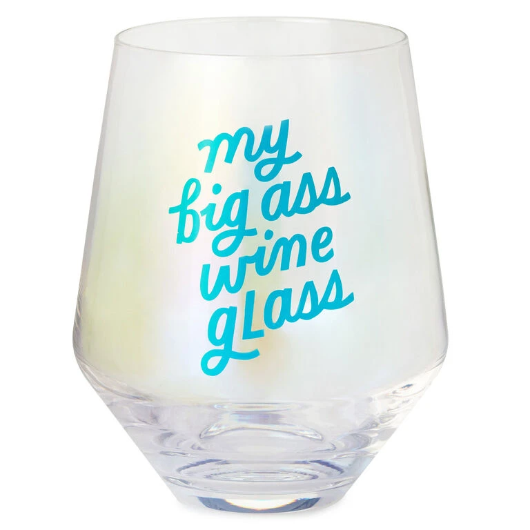 Hallmark Jumbo My Big Ass Stemless Wine Glass, 40 Oz. 3 Hallmark Jumbo My Big Ass Stemless Wine Glass, 40 Oz.