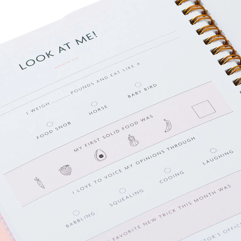 Hallmark My First Year Baby Book For Girl 9 Hallmark My First Year Baby Book For Girl - Image 7