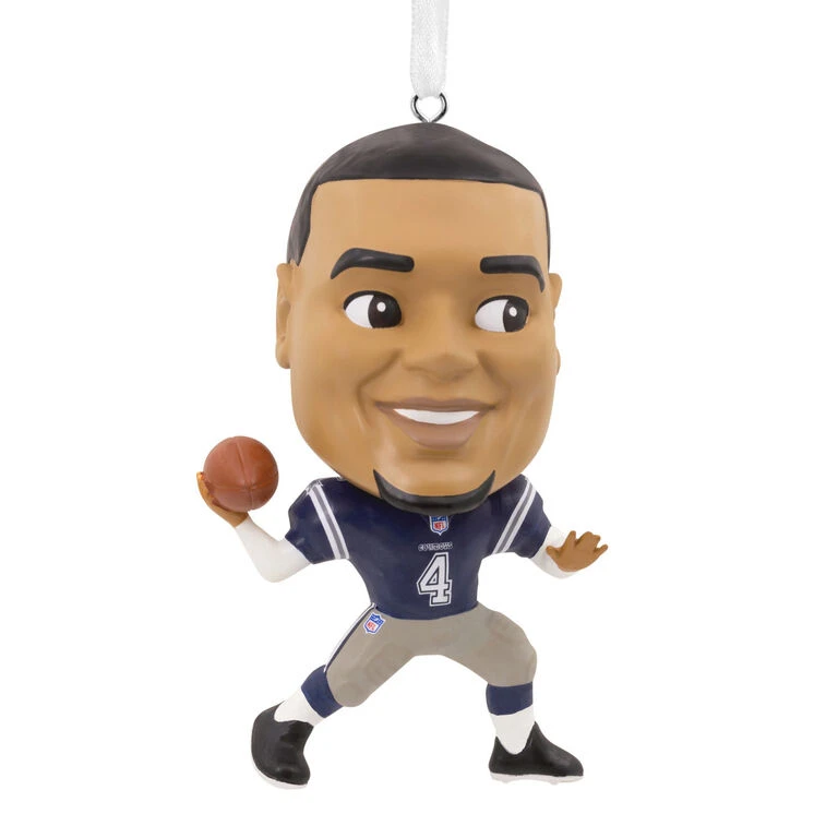 NFL Dallas Cowboys Dak Prescott Bouncing Buddy Hallmark Ornament 3 NFL Dallas Cowboys Dak Prescott Bouncing Buddy Hallmark Ornament