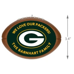 Hallmark NFL Football Green Bay Packers Text Personalized Ornament 11 Hallmark NFL Football Green Bay Packers Text Personalized Ornament -Hallmark Sales Store NFL Football Green Bay Packers Text Personalized Ornament 2499QHE1985B1 03