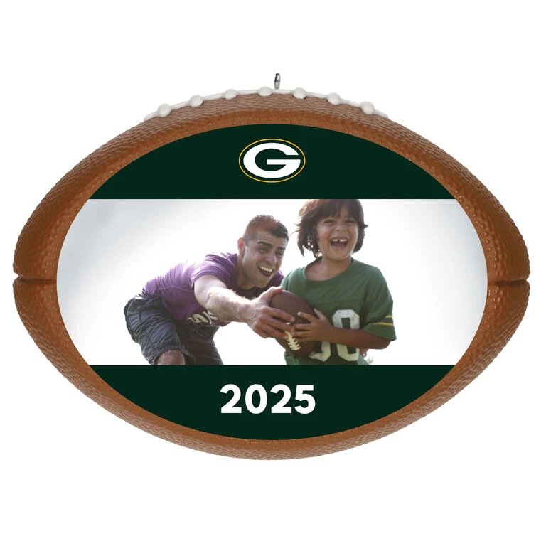 Hallmark NFL Football Green Bay Packers Text And Photo Personalized Ornament 3 Hallmark NFL Football Green Bay Packers Text And Photo Personalized Ornament