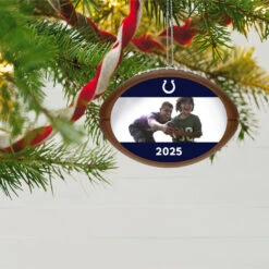 Hallmark NFL Football Indianapolis Colts Text And Photo Personalized Ornament -Hallmark Sales Store NFL Football Indianapolis Colts Text and Photo Personalized Ornament 2499QHE1985B17 02
