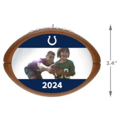 Hallmark NFL Football Indianapolis Colts Text And Photo Personalized Ornament -Hallmark Sales Store NFL Football Indianapolis Colts Text and Photo Personalized Ornament 2499QHE1985B17 03