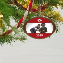 Hallmark NFL Football Kansas City Chiefs Text And Photo Personalized Ornament 10 Hallmark NFL Football Kansas City Chiefs Text And Photo Personalized Ornament -Hallmark Sales Store NFL Football Kansas City Chiefs Text and Photo Personalized Ornament 2499QHE1985B13 02