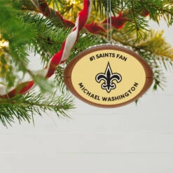 Hallmark NFL Football New Orleans Saints Text Personalized Ornament 10 Hallmark NFL Football New Orleans Saints Text Personalized Ornament -Hallmark Sales Store NFL Football New Orleans Saints Text Personalized Ornament 2499QHE1985B7 02