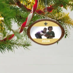 Hallmark NFL Football New Orleans Saints Text And Photo Personalized Ornament 10 Hallmark NFL Football New Orleans Saints Text And Photo Personalized Ornament -Hallmark Sales Store NFL Football New Orleans Saints Text and Photo Personalized Ornament 2499QHE1985B18 02