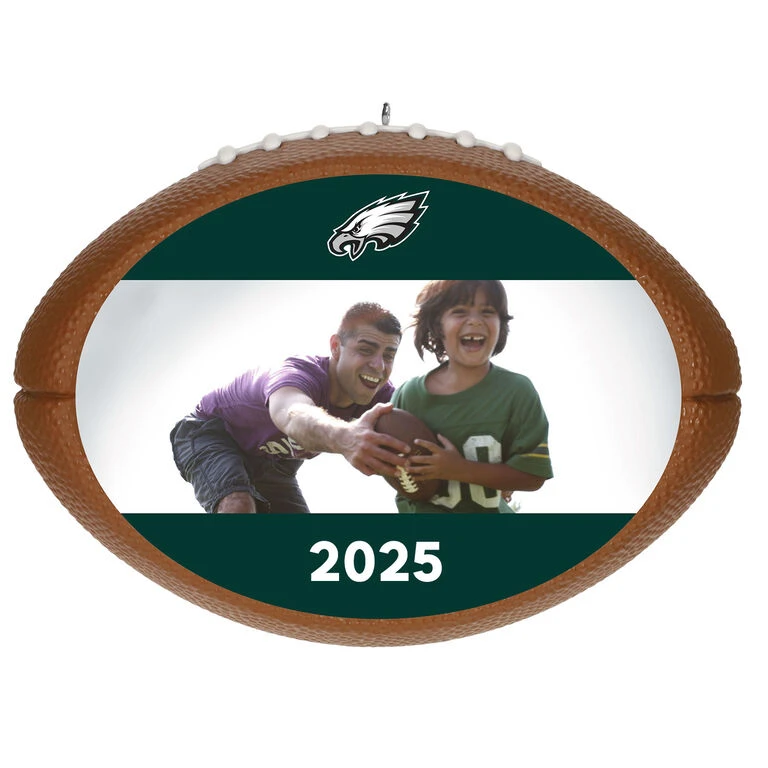 Hallmark NFL Football Philadelphia Eagles Text And Photo Personalized Ornament 3 Hallmark NFL Football Philadelphia Eagles Text And Photo Personalized Ornament