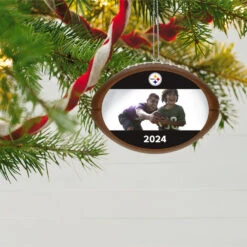 Hallmark NFL Football Pittsburgh Steelers Text And Photo Personalized Ornament -Hallmark Sales Store NFL Football Pittsburgh Steelers Text and Photo Personalized Ornament 2499QHE1985B11 02