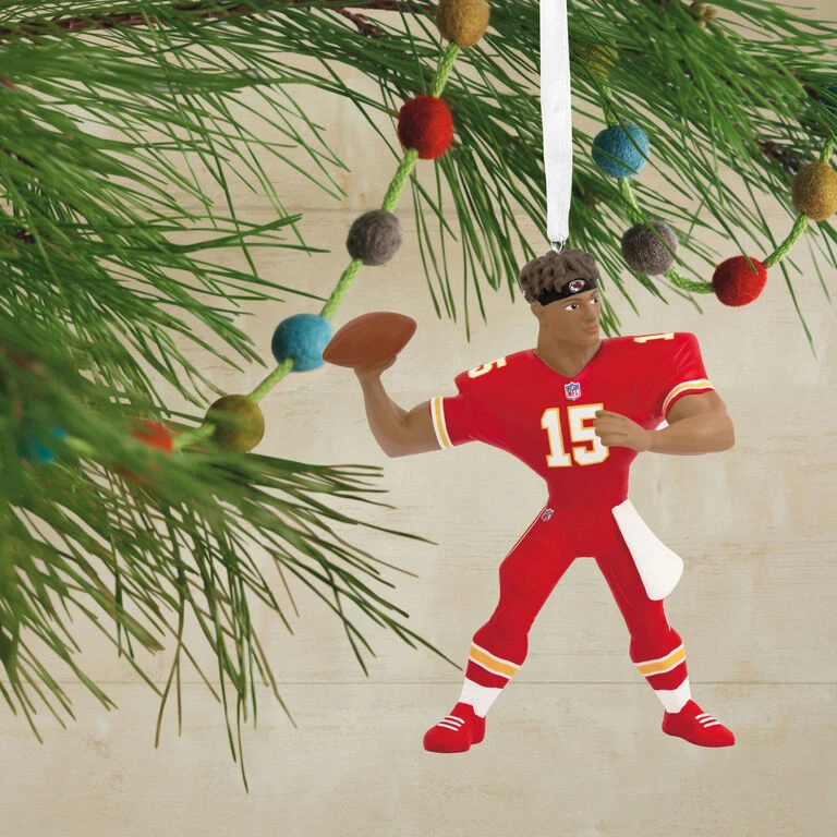 NFL Kansas City Chiefs Patrick Mahomes II Hallmark Ornament 4 NFL Kansas City Chiefs Patrick Mahomes II Hallmark Ornament - Image 2