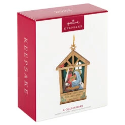 Hallmark A Child Is Born Nativity Papercraft Ornament 11 Hallmark A Child Is Born Nativity Papercraft Ornament -Hallmark Sales Store Nativity Scene Wood and Paper Keepsake Ornament 1999QGO2759 04