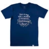 Hallmark Channel Watching Shirt Unisex T-Shirt, Small -Hallmark Sales Store Navy With Foil Unisex Hallmark Channel Watching TShirt 1HKC2255 01