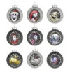 Hallmark Disney Tim Burton's The Nightmare Before Christmas Halloween Town Glass Ornaments, Set Of 9 -Hallmark Sales Store Nightmare Before Christmas Glass Ball Keepsake Ornaments 2999QSB6289 01