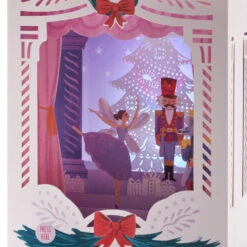 Hallmark Nutcracker Musical 3D Pop-Up Christmas Card With Light 17 Hallmark Nutcracker Musical 3D Pop-Up Christmas Card With Light -Hallmark Sales Store Nutcracker Shadow Box 3D PopUp Music Light Christmas Card 1099XOD4041 06