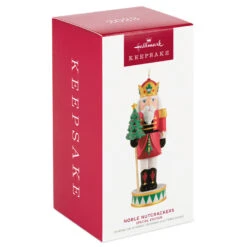 Hallmark Noble Nutcrackers Special Edition Porcelain Ornament -Hallmark Sales Store Nutcracker With Tree Keepsake Ornament 3499QGO2979 04