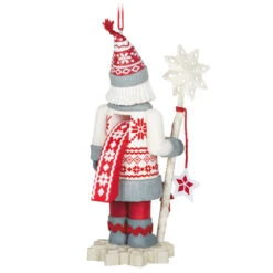 Hallmark Noble Nutcrackers Snowfall Prince Ornament -Hallmark Sales Store Nutcracker in Sweater Keepsake Ornament 2499QXR8147 06