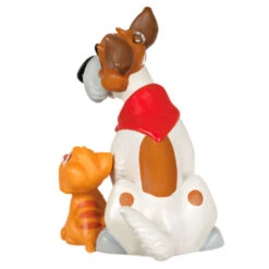 Hallmark Disney Oliver And Company 35th Anniversary Oliver And Dodger Ornament -Hallmark Sales Store Oliver and Company Dog and Cat Keepsake Ornament 1899QXD6559 06