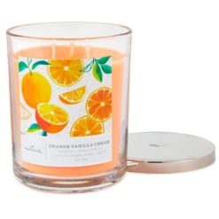 Hallmark Orange Vanilla Cream 3-Wick Jar Candle, 16 Oz. 7 Hallmark Orange Vanilla Cream 3-Wick Jar Candle, 16 Oz. -Hallmark Sales Store Orange Vanilla Cream 3Wick Jar Candle 1BGC1062 03