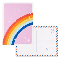 Hallmark Keep It Sunny Postcards, Book Of 10 15 Hallmark Keep It Sunny Postcards, Book Of 10 -Hallmark Sales Store Orange and Blue Keep It Sunny Postcards 1SOM3857 04