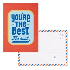 Hallmark Keep It Sunny Postcards, Book Of 10 16 Hallmark Keep It Sunny Postcards, Book Of 10 -Hallmark Sales Store Orange and Blue Keep It Sunny Postcards 1SOM3857 05