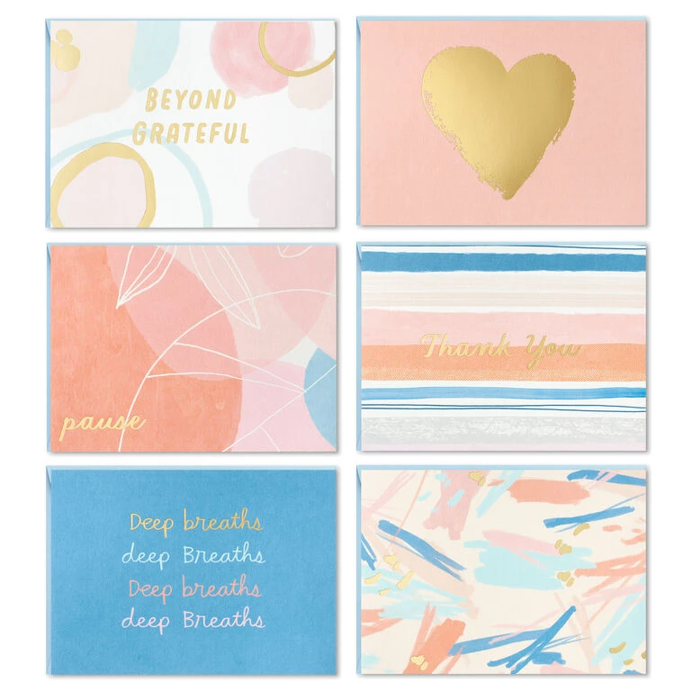 Hallmark Painted Pastels Assorted Blank Note Cards, Box Of 24 4 Hallmark Painted Pastels Assorted Blank Note Cards, Box Of 24 - Image 2