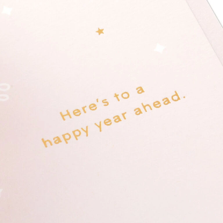 Hallmark Here's To A Happy Year Ahead 3D Pop-Up Birthday Card 5 Hallmark Here's To A Happy Year Ahead 3D Pop-Up Birthday Card - Image 3