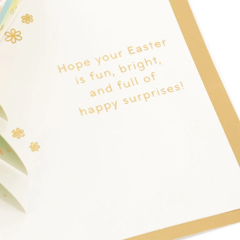 Hallmark Happy Surprises 3D Pop-Up Easter Card 5 Hallmark Happy Surprises 3D Pop-Up Easter Card - Image 3