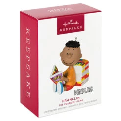 Hallmark The Peanuts® Gang Franklin Ornament 11 Hallmark The Peanuts® Gang Franklin Ornament -Hallmark Sales Store Peanuts Franklin Reading Comics Keepsake Ornament 1899QXE3289 04