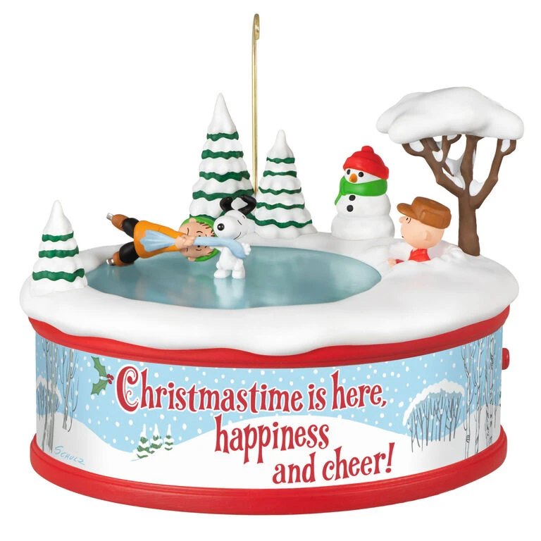 Hallmark The Peanuts® Gang Christmastime Is Here Musical Ornament With Motion 3 Hallmark The Peanuts® Gang Christmastime Is Here Musical Ornament With Motion