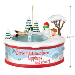 Hallmark The Peanuts® Gang Christmastime Is Here Musical Ornament With Motion 10 Hallmark The Peanuts® Gang Christmastime Is Here Musical Ornament With Motion -Hallmark Sales Store Peanuts Gang Ice Skating Keepsake Ornament 3999QXI7037 03