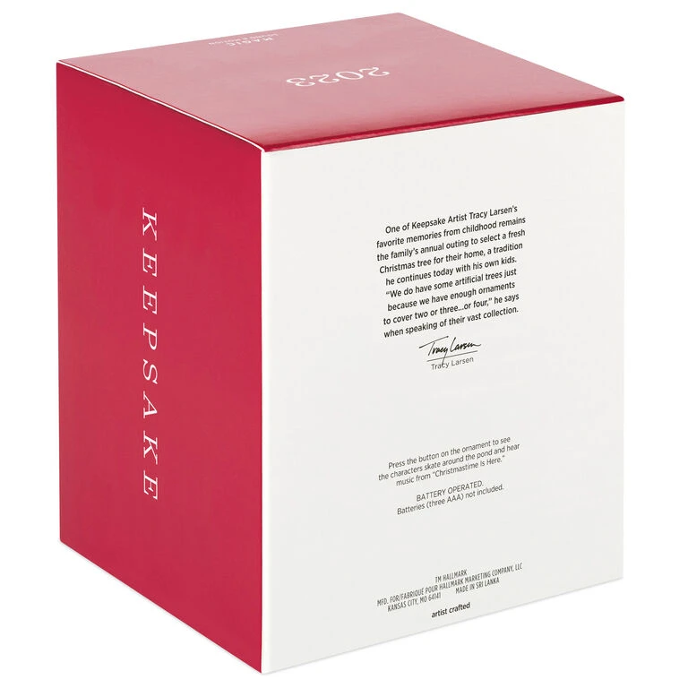 Hallmark The Peanuts® Gang Christmastime Is Here Musical Ornament With Motion 7 Hallmark The Peanuts® Gang Christmastime Is Here Musical Ornament With Motion - Image 5