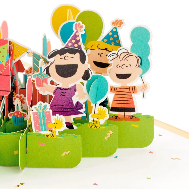 Hallmark Peanuts® Gang Celebrating You 3D Pop-Up Birthday Card 7 Hallmark Peanuts® Gang Celebrating You 3D Pop-Up Birthday Card - Image 5
