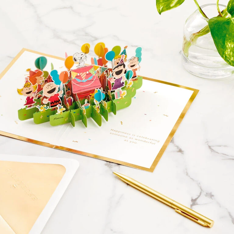 Hallmark Peanuts® Gang Celebrating You 3D Pop-Up Birthday Card 10 Hallmark Peanuts® Gang Celebrating You 3D Pop-Up Birthday Card - Image 8