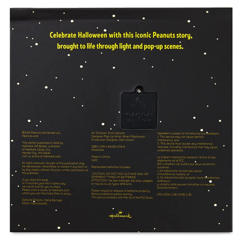 Hallmark Peanuts® It's The Great Pumpkin, Charlie Brown Lighted Pop-Up Book 4 Hallmark Peanuts® It's The Great Pumpkin, Charlie Brown Lighted Pop-Up Book - Image 2