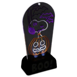 Hallmark Peanuts® Snoopy Boo! Light-Up Sign -Hallmark Sales Store Peanuts Snoopy Boo LightUp Sign 1HGN1517 03