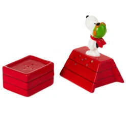 Hallmark Peanuts® Flying Ace Snoopy Stacked Salt And Pepper Shakers, Set Of 2 7 Hallmark Peanuts® Flying Ace Snoopy Stacked Salt And Pepper Shakers, Set Of 2 -Hallmark Sales Store Peanuts Snoopy Doghouse Salt and Pepper Shakers 1PAJ3529 03