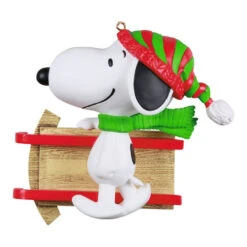Hallmark Peanuts® Sledding With Snoopy Personalized Ornament 13 Hallmark Peanuts® Sledding With Snoopy Personalized Ornament -Hallmark Sales Store Peanuts Snoopy With Sled Personalized Keepsake Ornament 2499QHE2002B1 06