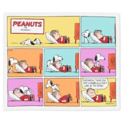 Hallmark Peanuts® Snoopy And Linus Comic Strip Throw Blanket, 50x60 7 Hallmark Peanuts® Snoopy And Linus Comic Strip Throw Blanket, 50x60 -Hallmark Sales Store Peanuts Snoopy and Linus Comic Strip Throw Blanket 1PAJ3509 03