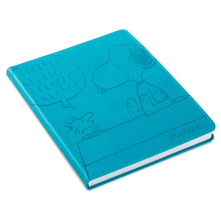 Hallmark Peanuts® Snoopy And Woodstock Faux Leather Notebook 3 Hallmark Peanuts® Snoopy And Woodstock Faux Leather Notebook