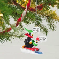 Hallmark Sales Store -Hallmark Sales Store Penguins Sledding Keepsake Ornament 2099QGO2867 02